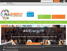 Tablet Screenshot of all-energy.co.uk