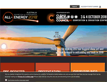 Tablet Screenshot of all-energy.com.au